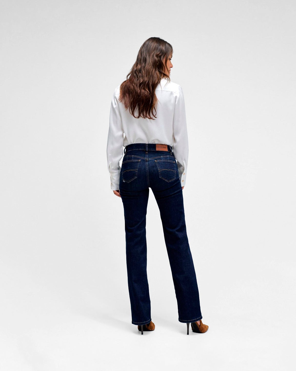 Medium Wash Destiny Straight Leg Jeans
