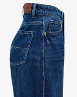 Medium Wash Barrel Jeans