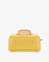 Toasty Yellow Ceramic Lidded Butter Tray