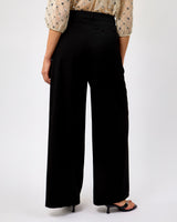 Black Danaya High Waist Trousers