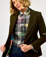 Verde Helen Graffiti Blazer