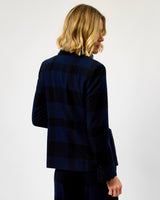 Vichy Marino Navy & Black Check Hilary Blazer