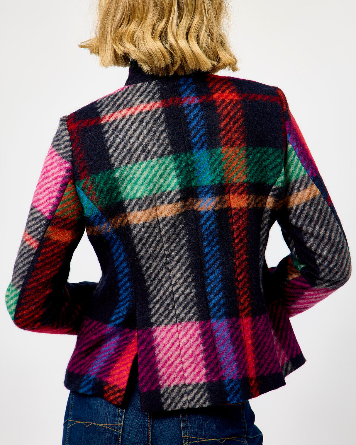 Multicolour Check Cuadro Blazer