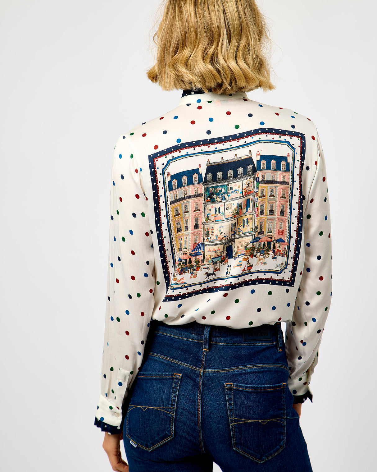 Hotel Vilagallo Diana Polka Dot Shirt