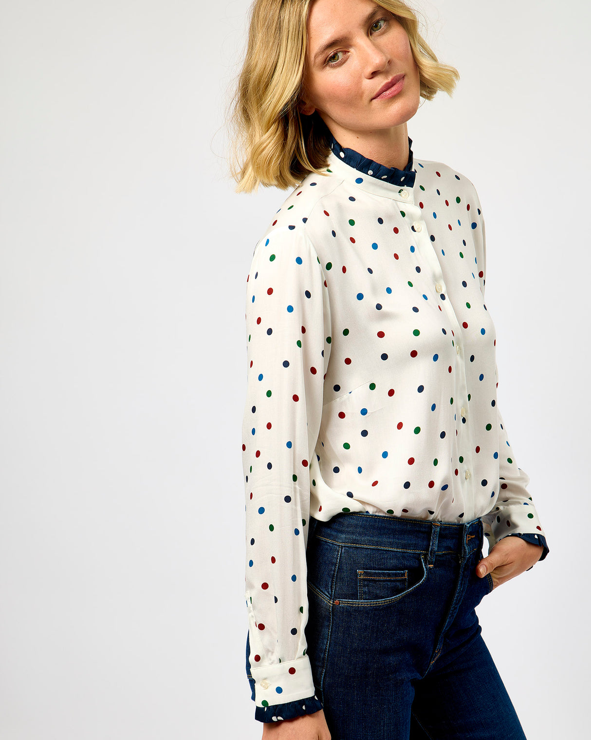 Hotel Vilagallo Diana Polka Dot Shirt
