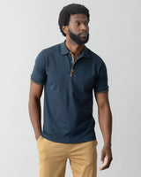 Navy Harvey Polo T-Shirt