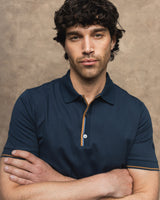 Navy Harvey Polo T-Shirt