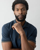 Navy Harvey Polo T-Shirt