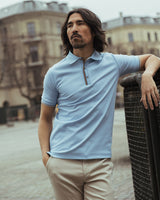 Sky Blue Harvey Polo T-Shirt