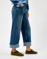 Medium Blue Vega Wide Leg Jeans