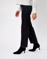 Black Vega Wide Leg Jeans
