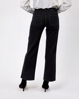 Black Vega Wide Leg Jeans