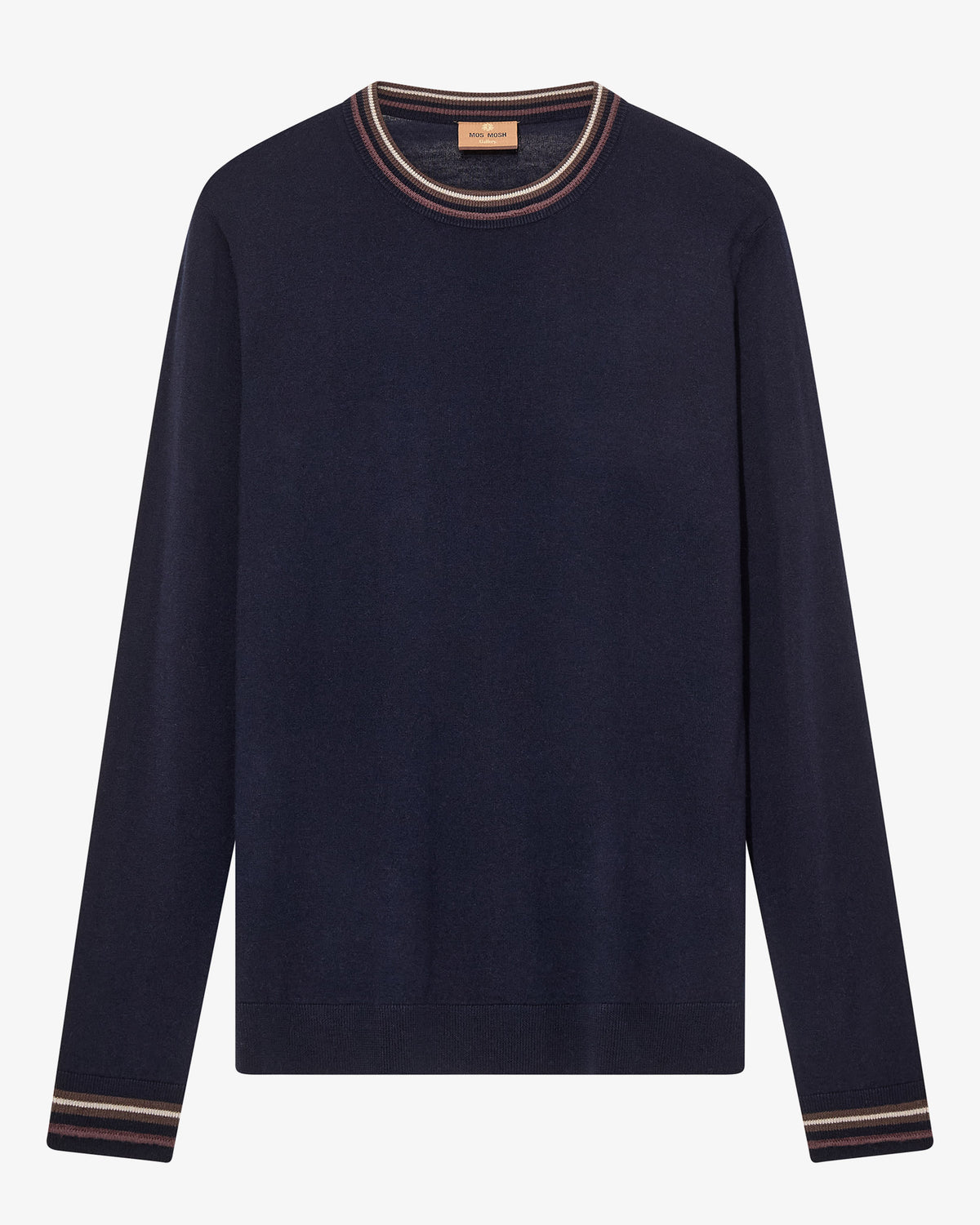 Navy Adam Crew Neck Knit Jumper