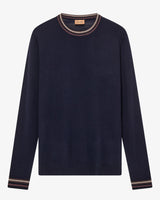 Navy Adam Crew Neck Knit Jumper
