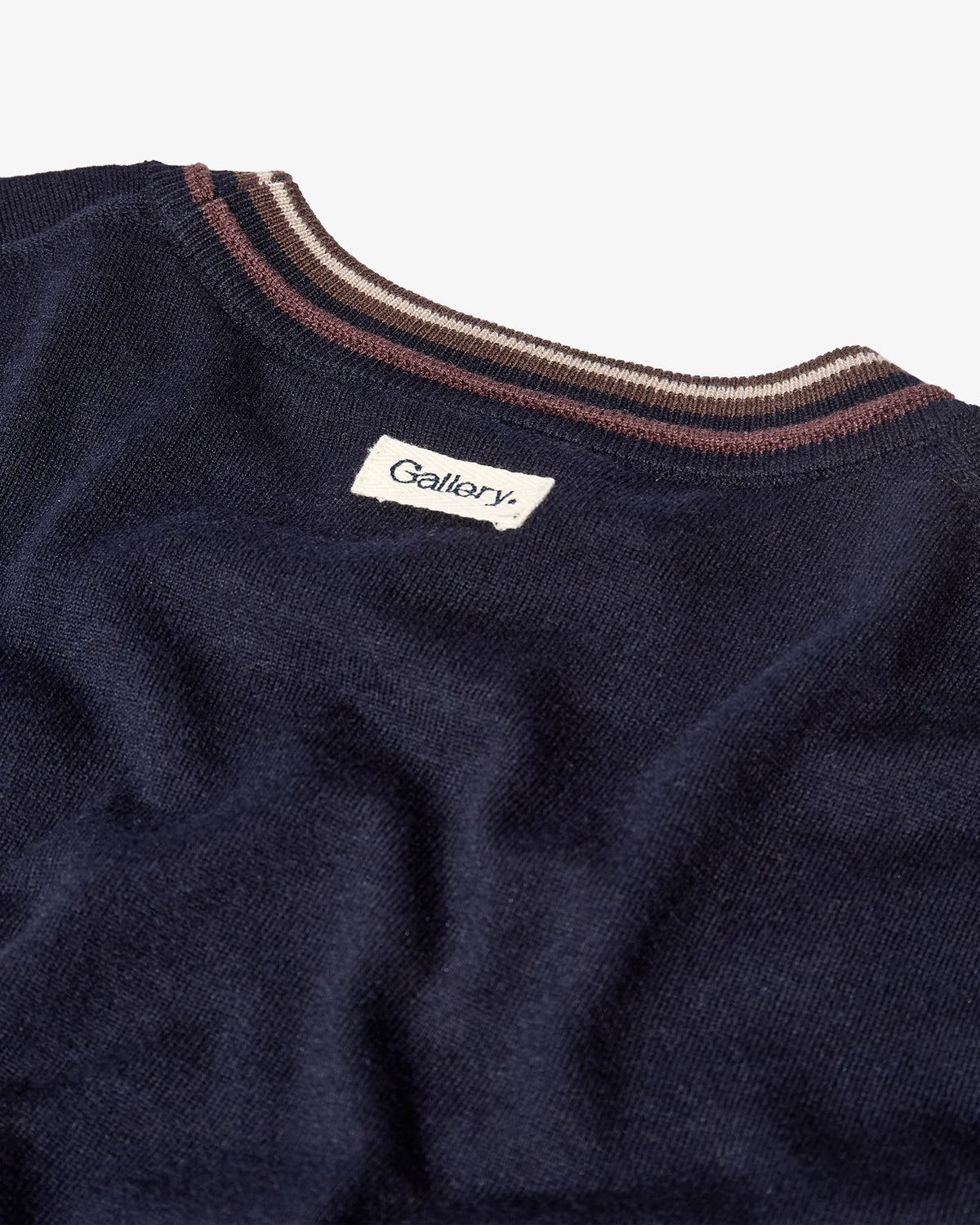 Navy Adam Crew Neck Knit Jumper