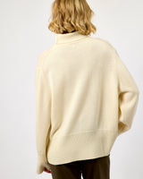 Cream Alpha Turtle Neck Knit Jumper