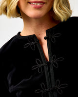 Black Jolina Velvet Blazer