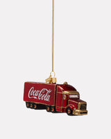 Coca-Cola Truck Glass Tree Ornament