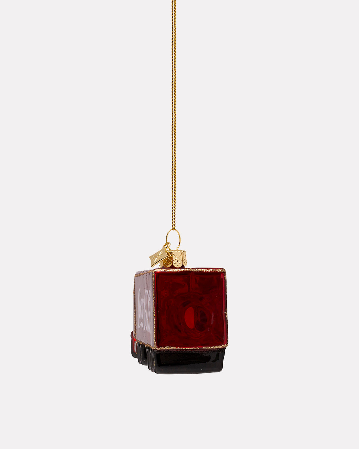 Coca-Cola Truck Glass Tree Ornament