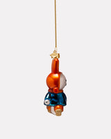 Miffy on Ice Skates Glass Tree Ornament