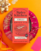 Spice Kitchen Sari Wrapped Chilli Spice Tin