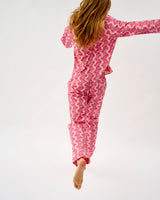 Pink Wave Cotton Pyjama Set
