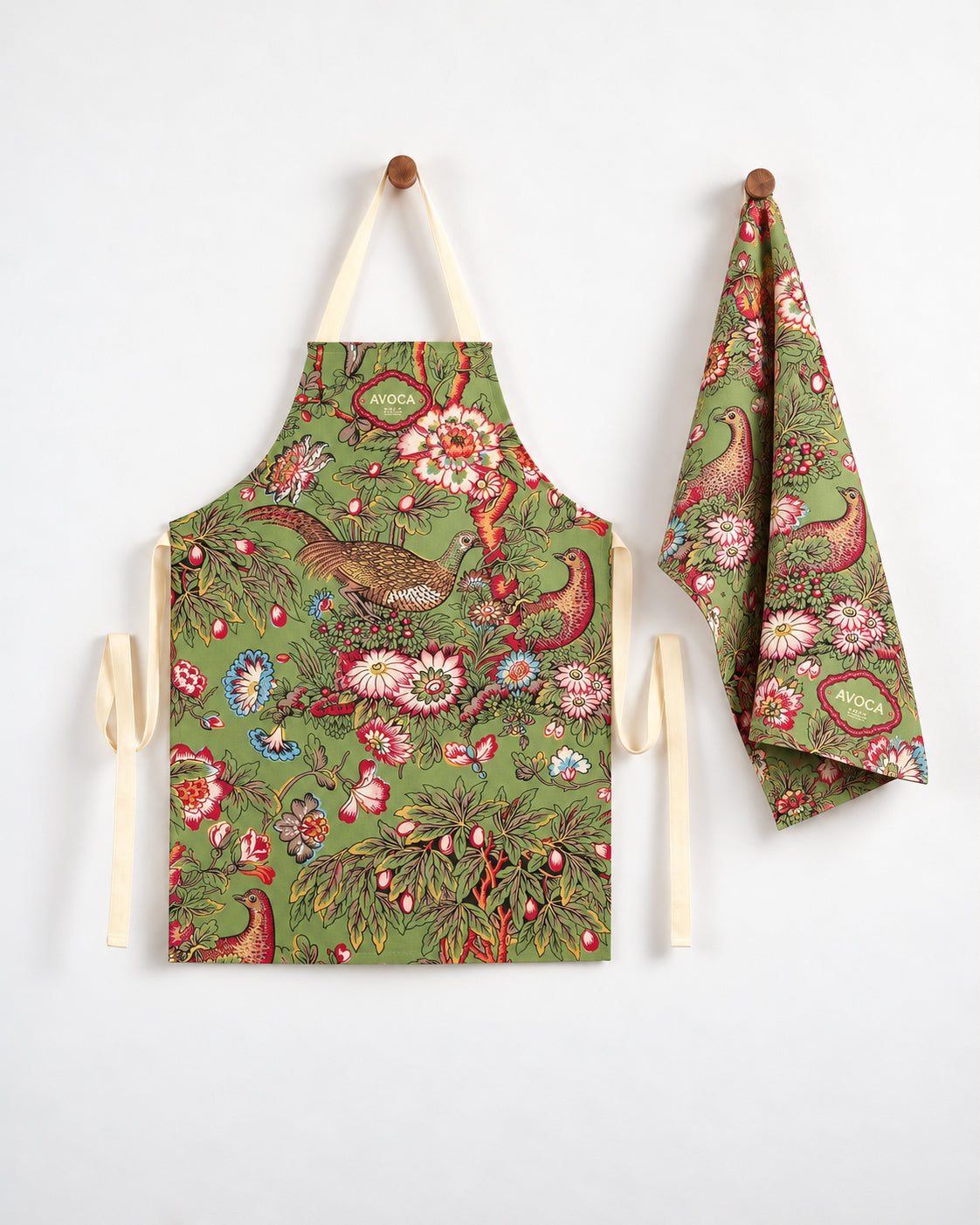 Aviary Garden Apron & Tea Towel Duo