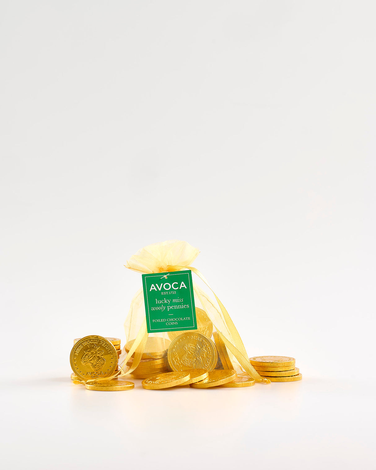 Avoca Lucky Miss Wooly Pennies Chocolate Coins Bag