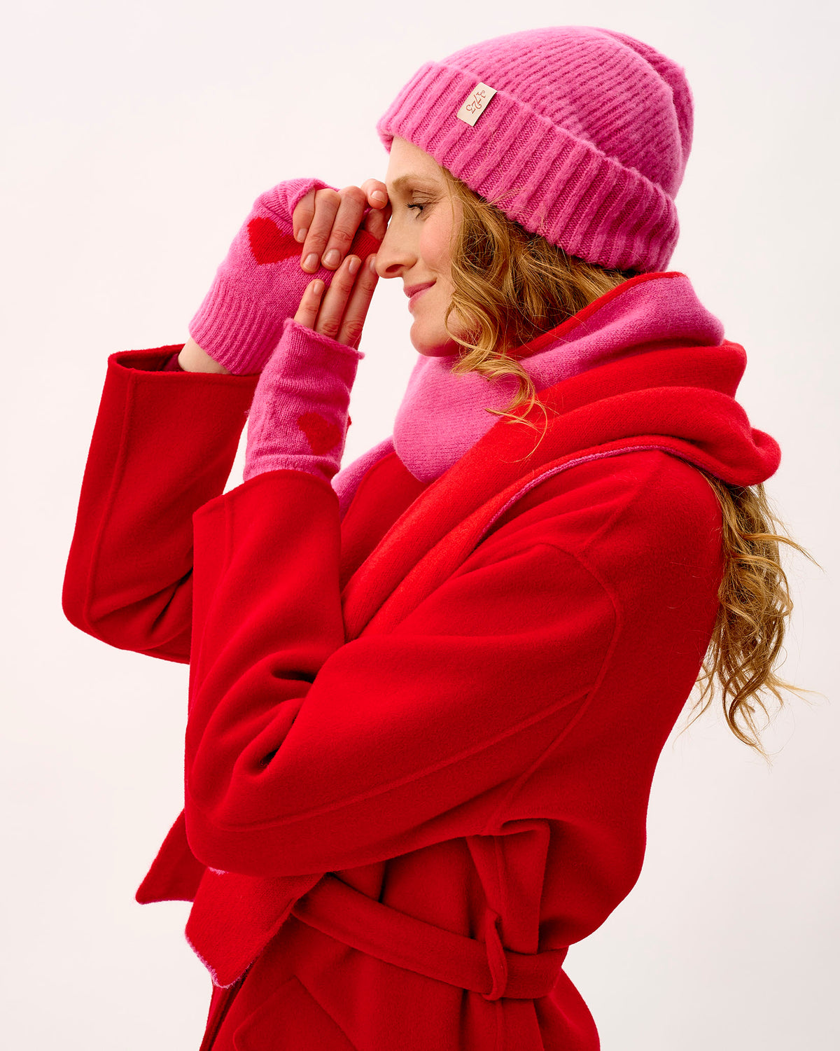 Bubblegum Rona Brushed Lambswool Hat