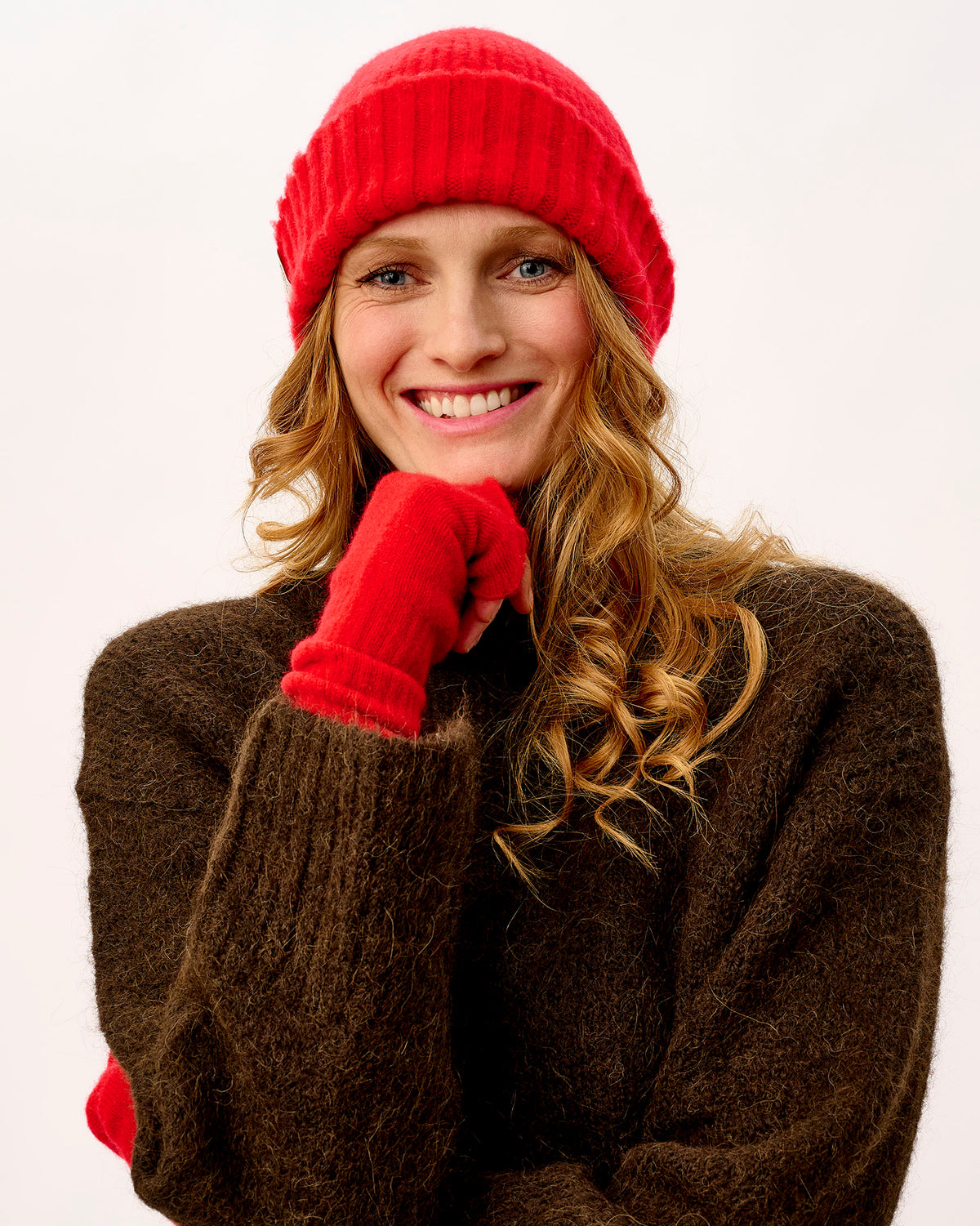 Tartan Scarlet Rona Brushed Lambswool Hat