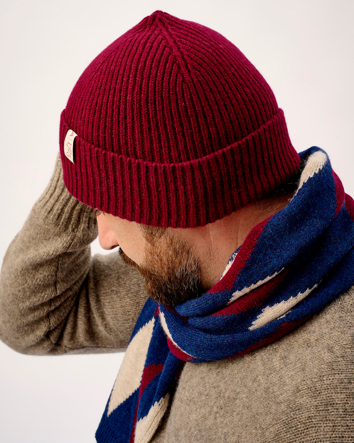 Bordeaux Clyde Lambswool Hat