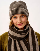 Cocoa & Vole Plaited Effect Lambswool Hat