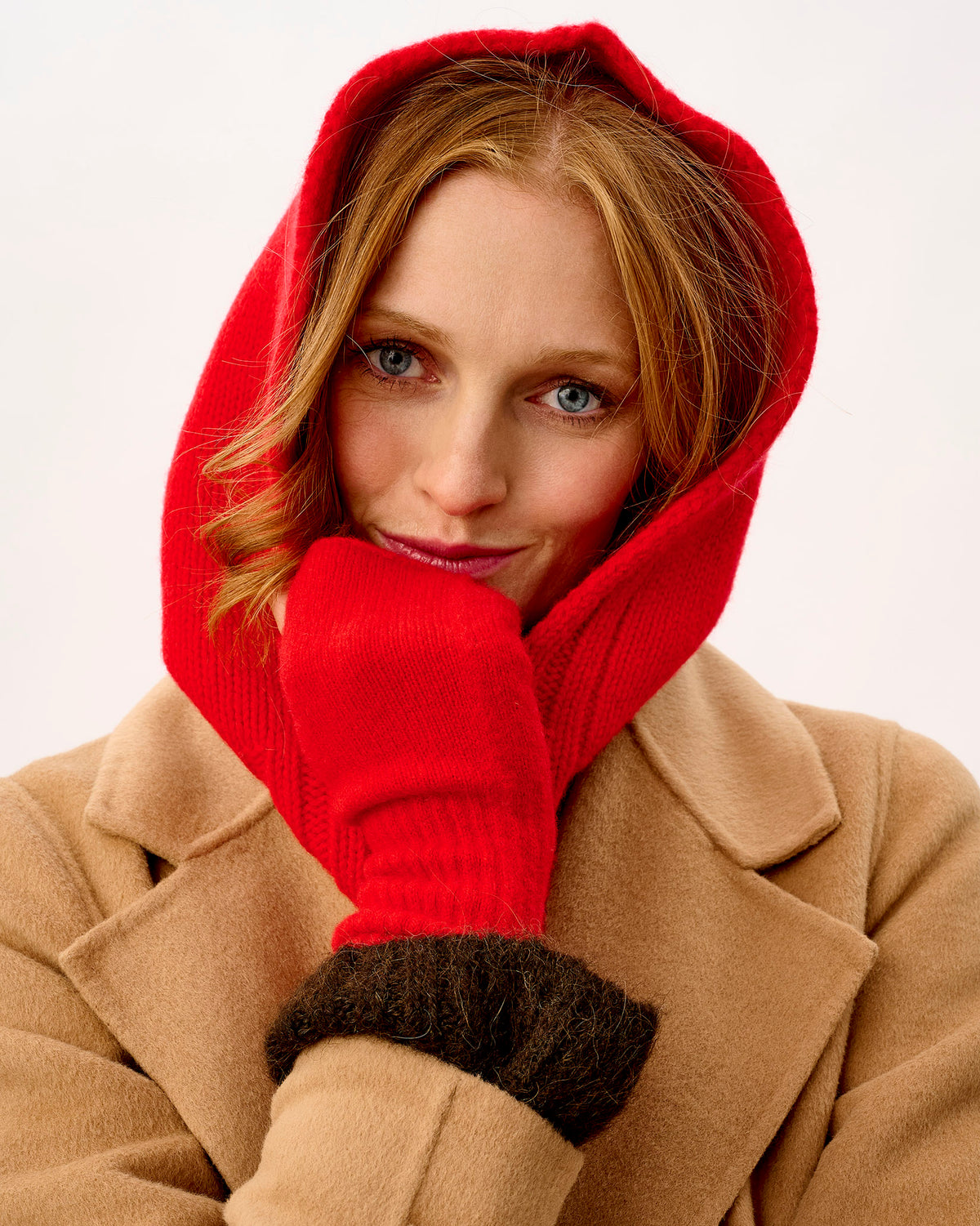 Tartan Scarlet Lambswool Hood