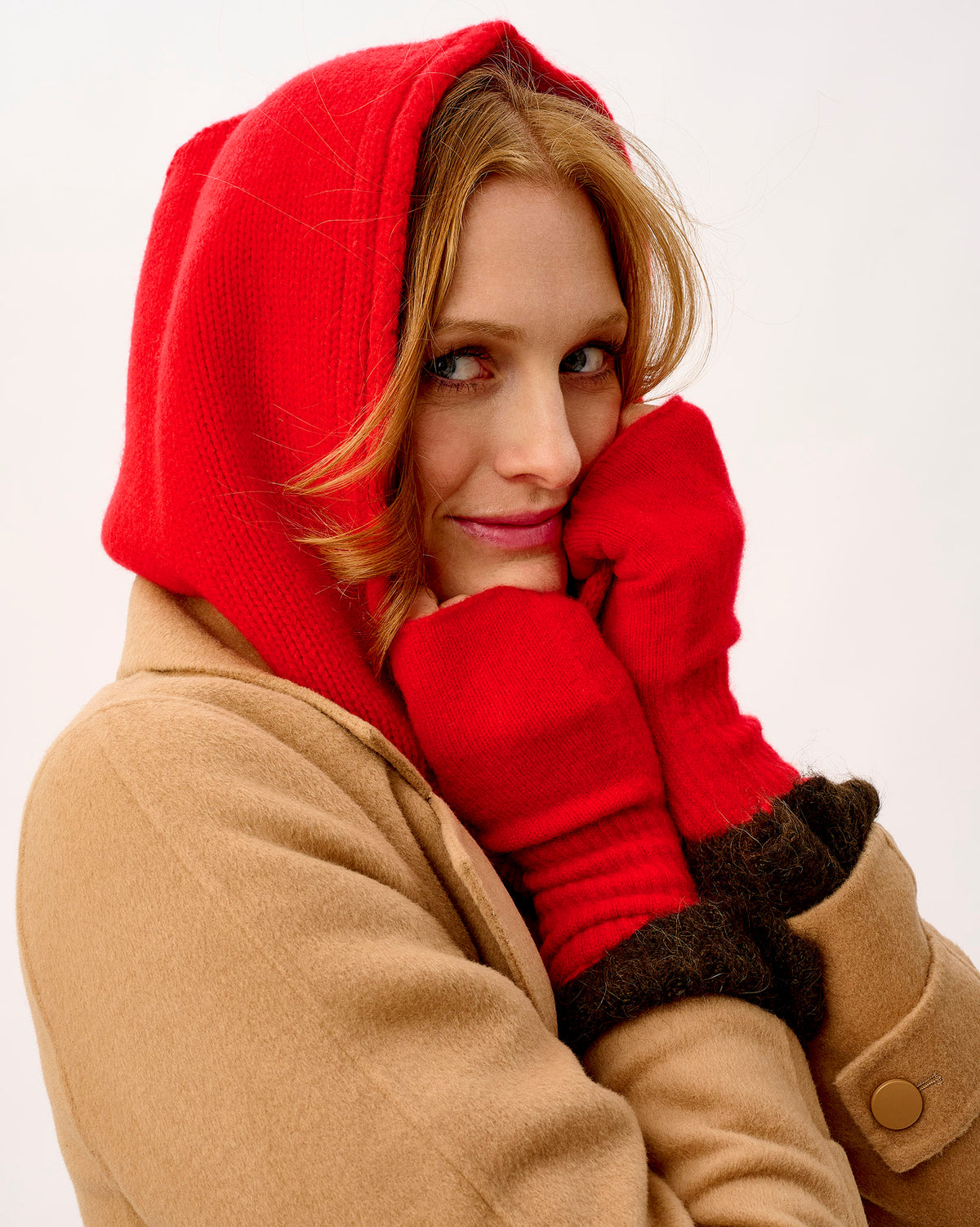 Tartan Scarlet Lambswool Hood