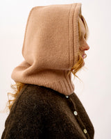 Camel Lambswool Hood