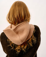 Camel Lambswool Hood