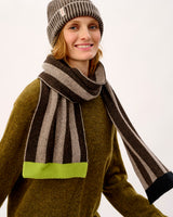 Cocoa & Vole Stripe Tubular Lambswool Scarf