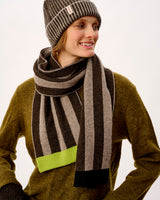 Cocoa & Vole Stripe Tubular Lambswool Scarf