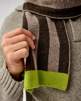 Cocoa & Vole Stripe Tubular Lambswool Scarf
