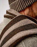 Cocoa & Vole Stripe Tubular Lambswool Scarf