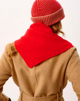 Tartan Scarlet Lambswool Triangle Neck Tie Scarf