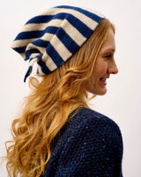 Regatta & Linen Scout Stripe Lambswool Triangle Scarf