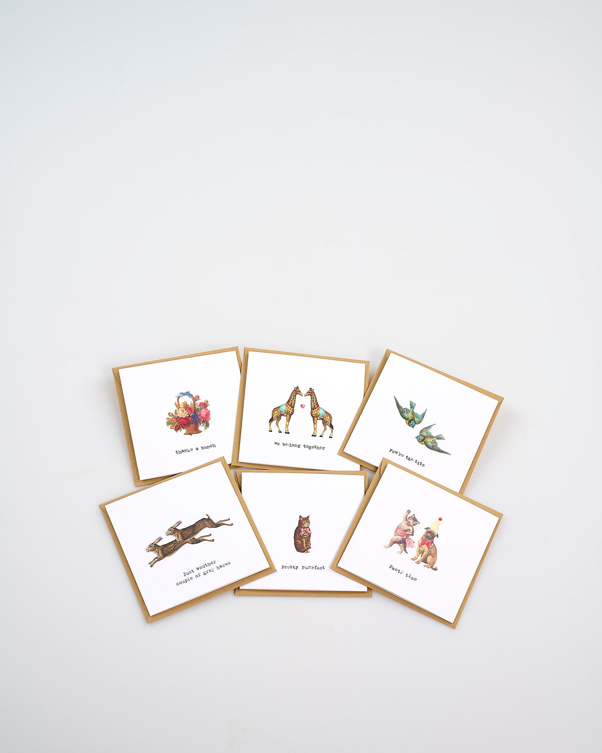 Assorted Greeting Card Favourites Collection - Pack of 6