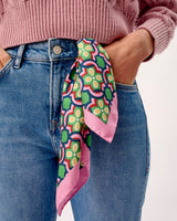 Daisy Loop 100% Silk Scarf