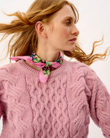 Daisy Loop 100% Silk Scarf