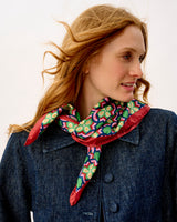 Daisy Loop 100% Silk Scarf