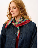 Daisy Loop 100% Silk Scarf