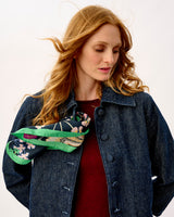Floral Symphony 100% Silk Scarf