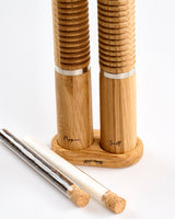 Oak Salt & Pepper Grinders Set