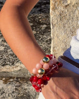 Pink & Red Avoca Venus Bracelet